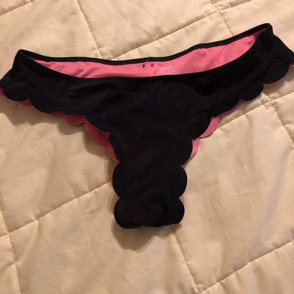 scalloped bikini bottoms victoria secret